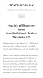 Mobile Screenshot of hv-weisenau.de